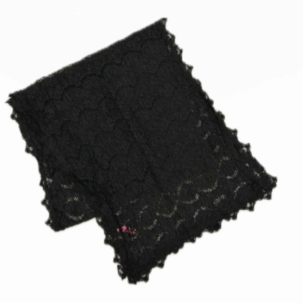 New Black Lace Scarf